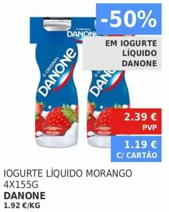 Minipreço Iogurte Líquido Morango Danone 4x155g promoção