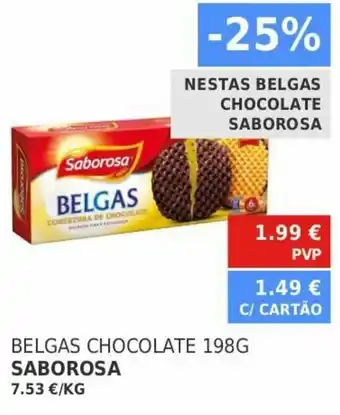 Minipreço Belgas Chocolate 198g Saborosa promoção