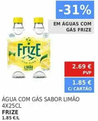 Minipreço Água com Gás Sabor Limão 4x25cl Frize promoção