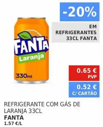 Minipreço Refrigerante Com Gás de Laranja Fanta 330ml promoção