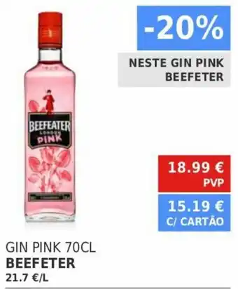 Minipreço Gin Pink 70cl Beefeter promoção