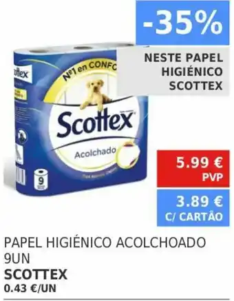 Papel Higiénico Acolchoado 9Un Scottex