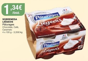 Intermarché Sobremesa Liégeois Páturages 4x100g promoção