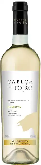 Makro Vinho Branco Reserva Cabeça De Toiro 75Cl promoção
