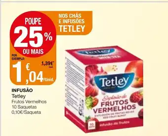 Intermarché Infusão Tetley promoção