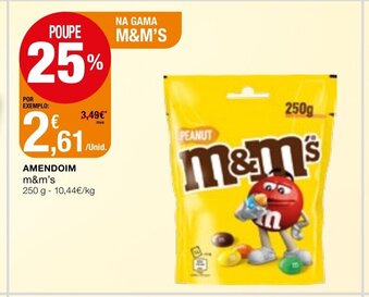Intermarché Amendoim M&M's 250g promoção
