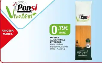 Intermarché Massas Alimentícias Integrais 500g promoção