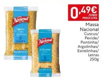 Recheio Massa Nacional 250g promoção