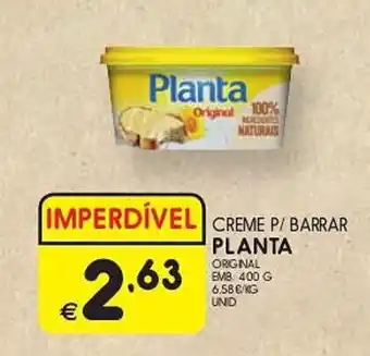 CREME P/ BARRAR PLANTA ORIGINAL EMB: 400 G