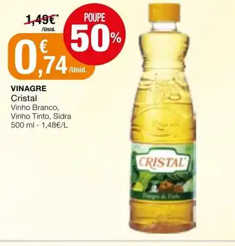 Intermarché Vinagre Cristal 500ml promoção