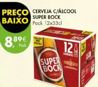 Pingo Doce CERVEJA C/ÁLCOOL SUPER BOCK pack 12x33cl promoção