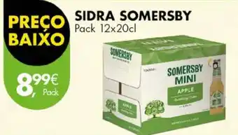 Pingo Doce SIDRA SOMERSBY Pack 12x20cl promoção
