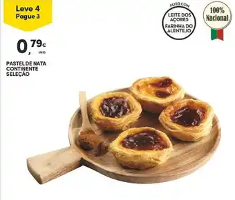 Continente Bom dia PASTEL DE NATA CONTINENTE SELEÇÃO promoção