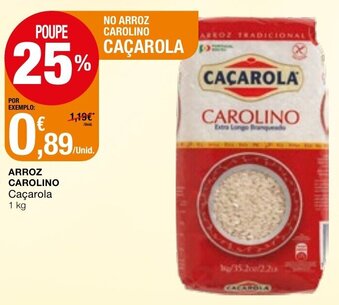 Intermarché Arroz Carolino Caçarola 1kg promoção