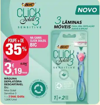 Intermarché Màquina Depilatória Descartàvel Bic promoção