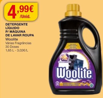 Intermarché Detergente Líquido P/Máquina de Lavar Roupa Woolite 1,65L promoção