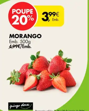 Pingo Doce MORANGO Emb. 500g promoção