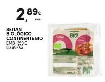 Continente SEITAN BIOLÓGICO CONTINENTE BIO EMB.: 350 G promoção