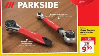 Lidl Parkside Chave Roquete Multifunções promoção