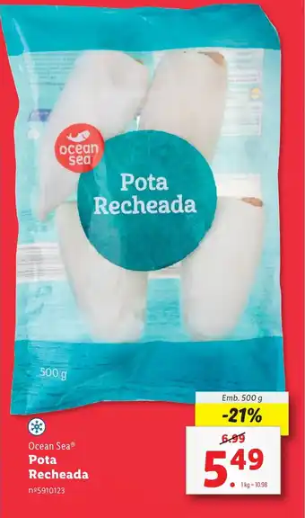 Lidl Ocean Sea Pota Recheada Emb. 500 g promoção