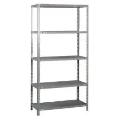 Brico Depôt Estante Metálica Cinza Volga 200X110X40Cm Com Parafusos promoção