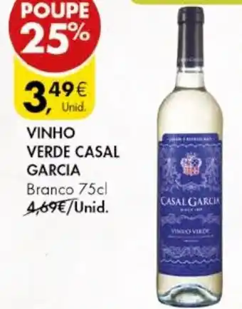VINHO VERDE CASAL GARCIA Branco 75cl