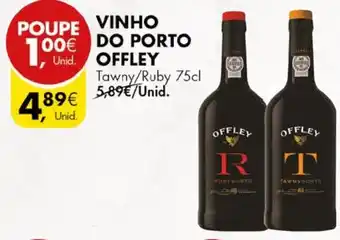 Pingo Doce VINHO DO PORTO OFFLEY Tawny/Ruby 75cl promoção