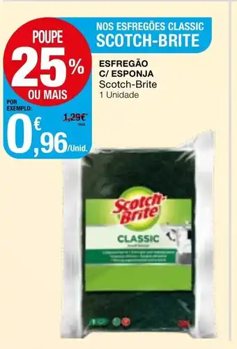Esfregão C/ Esponja Scotch-Brite