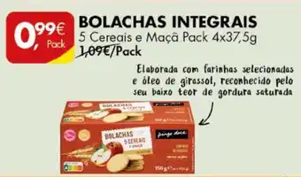 Pingo Doce BOLACHAS INTEGRAIS promoção