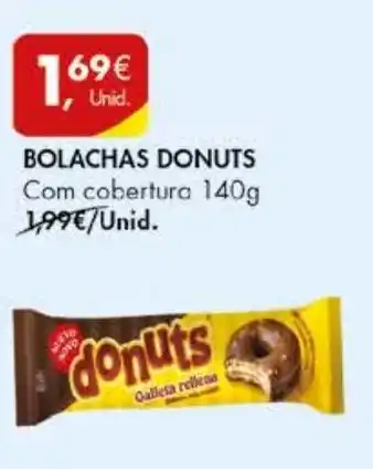 Pingo Doce BOLACHAS DONUTS Com cobertura 140g promoção