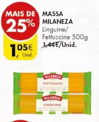 Pingo Doce MASSA MILANEZA 500g promoção