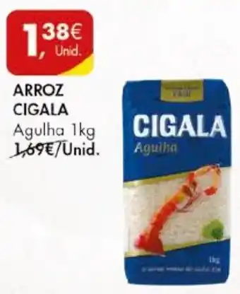 Pingo Doce ARROZ CIGALA Agulha 1kg promoção