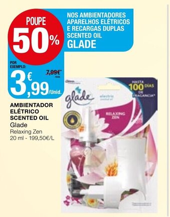 Ambientador Elétrico Scented Oil Glade 20ml