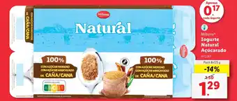 Lidl Milbona Iogurte Natural Açúcarado promoção