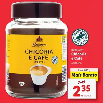 Lidl Bellarom Chicória e Café Emb. 200 g promoção