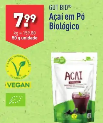 ALDI GUT BIO Açaí em Pó Biológico 50g promoção