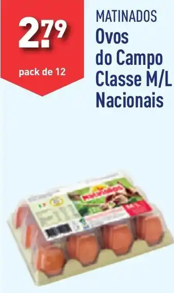 ALDI MATINADOS Ovos do Campo Classe M/L Nacionais promoção