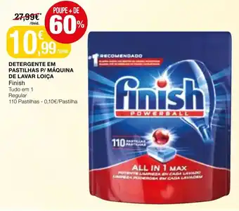 Intermarché Detergente em Pastilhas P/ Máquina de Lavar Loiça Finish 110 Pastilhas promoção