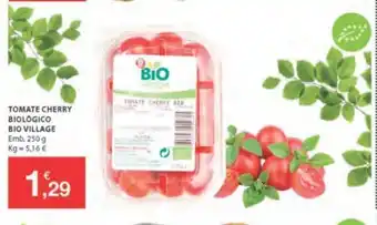 E.Leclerc Tomate Cherry Biolôgico Bio Village 250g promoção