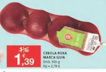 E.Leclerc Cebola Roxa Marca Guia 500g promoção