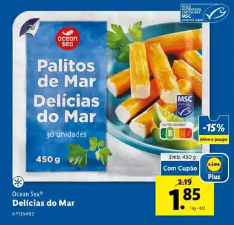 Lidl Ocean Sea Delícias do Mar Emb. 450 g promoção