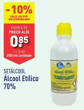 ALDI SETÁLCOOL Álcool Etílico 70% promoção