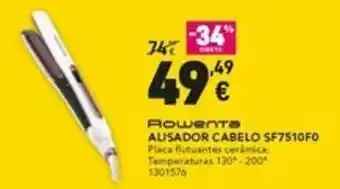 Radio Popular Rowenta ALISADOR CABELO SF7510FO promoção