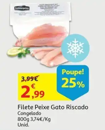 Auchan Filete Peixe Gato Riscado Congelado 800g promoção
