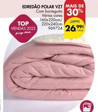 Pingo Doce EDREDÃO POLAR VZT promoção
