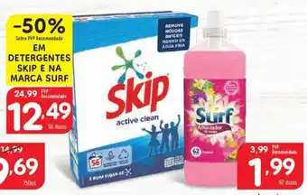 Minipreço EM DETERGENTES SKIP E NA MARCA SURF promoção