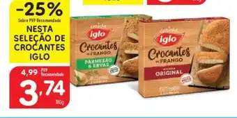 Minipreço NESTA SELEÇÃO DE CROCANTES IGLO promoção