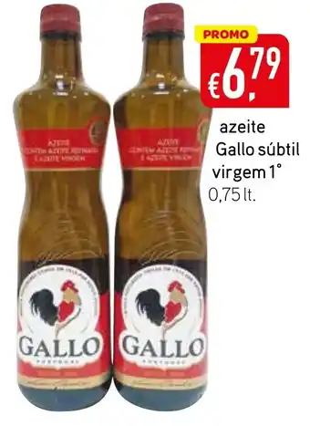 azeite Gallo súbtil virgem 1° 0,75 lt.