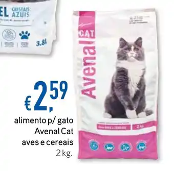 Bolama alimento p/gato Avenal Cat aves e cereais 2 kg. promoção