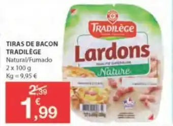 E.Leclerc Tiras de Bacon Tradilêge 2x100g promoção